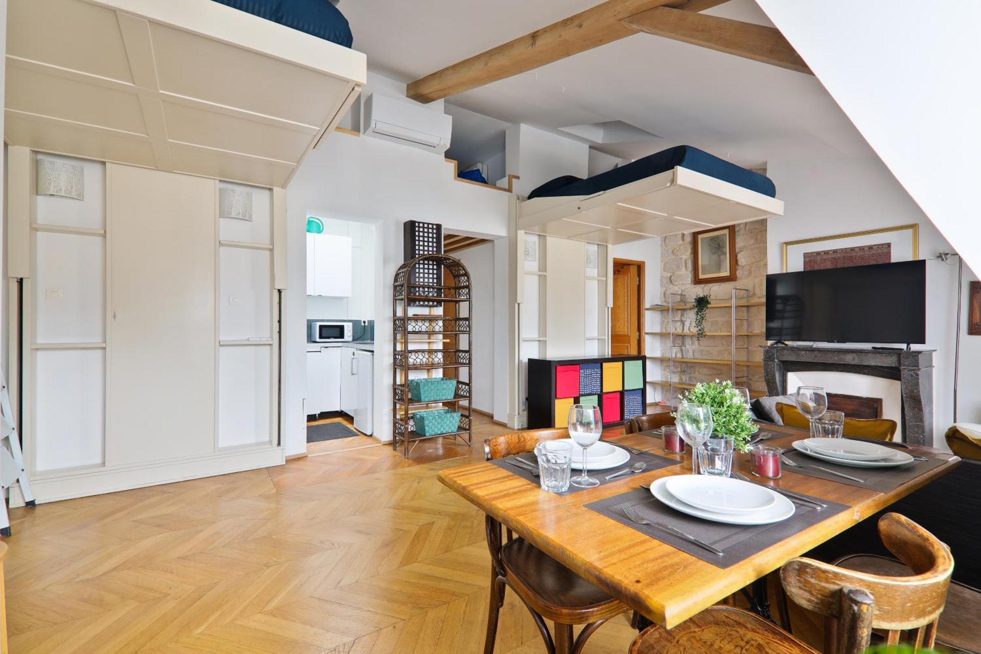 פריז Studio Appartement Quartier Pantheon 3 Free Netflix מראה חיצוני תמונה