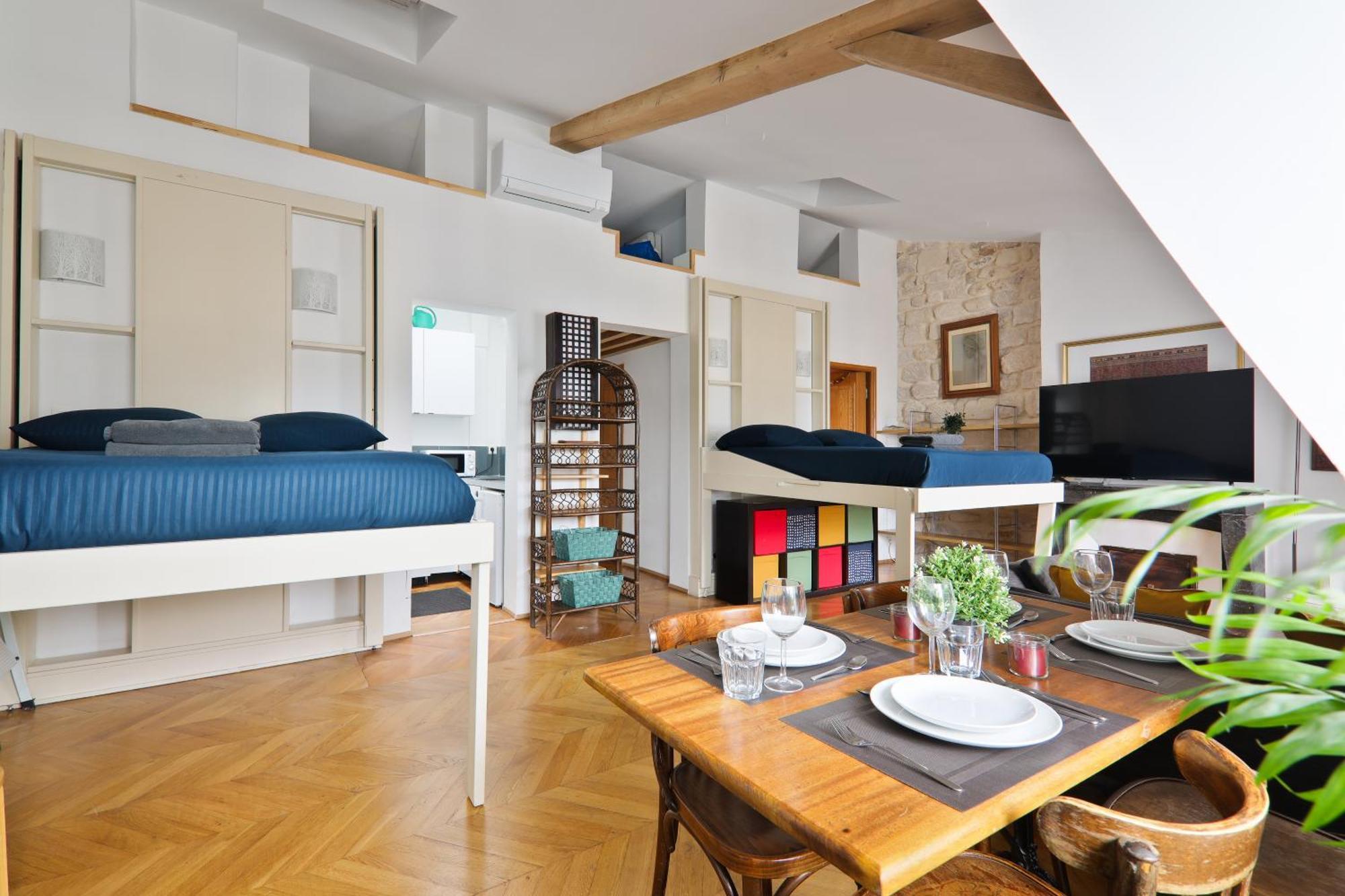 פריז Studio Appartement Quartier Pantheon 3 Free Netflix מראה חיצוני תמונה